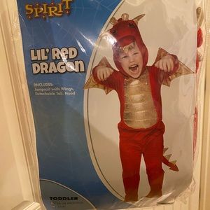 Lil’ Red Dragon Costume and 18-24 months